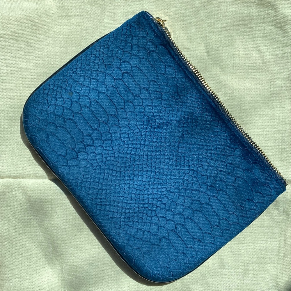 Stephanie Johnson Blue Pouch